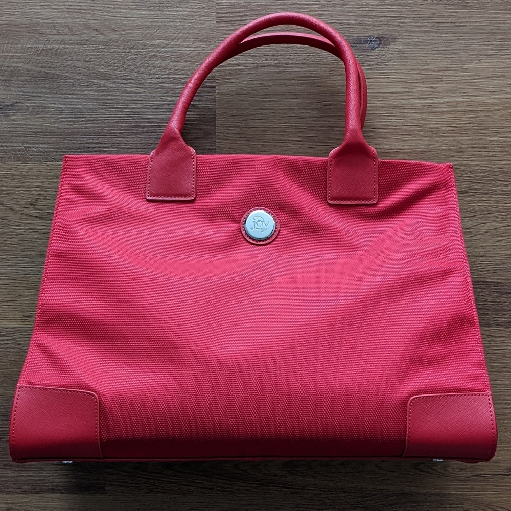 Red Joy Mangano TuffTech Tote Bag